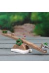 Tündérkert téli libikóka poly 16 cm Deconline Fairy Garden