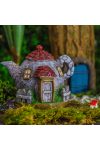 Tündérkert teáskanna házikó poly 17 cm Deconline Fairy Garden