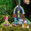 Tündérkert unikornis szett 6 db-os poly Deconline Fairy Garden
