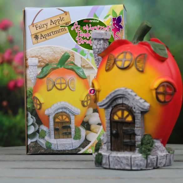 Tündérkert Alma ház 20 cm poly Deconline Fairy Garden