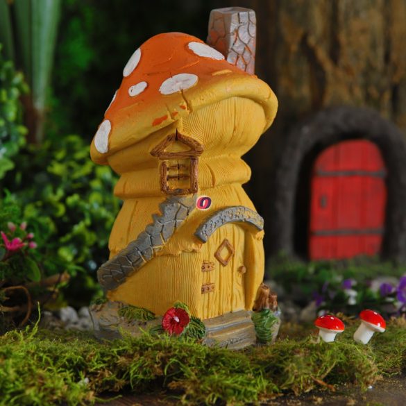 Tündérkert figura gombaház Taverna 18 cm Deconline Fairy Garden