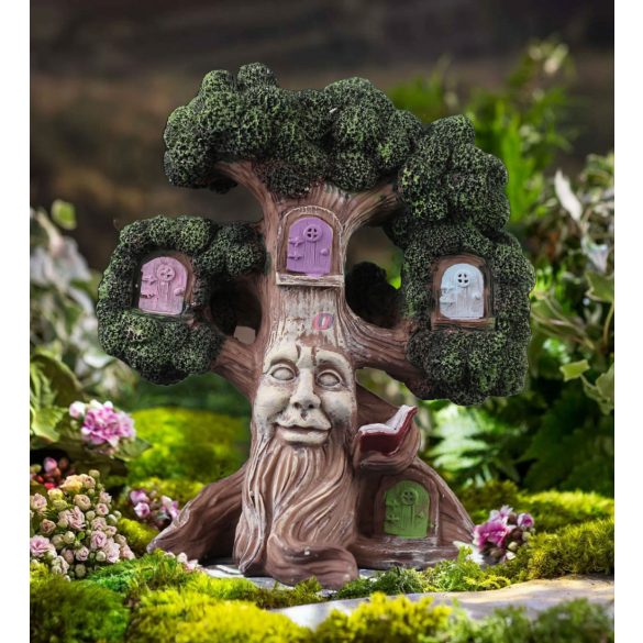 Tündérkert figura Mistikus fa 22 cm Deconline Fairy Garden