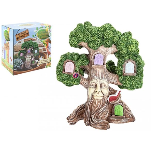 Tündérkert figura Mistikus fa 22 cm Deconline Fairy Garden