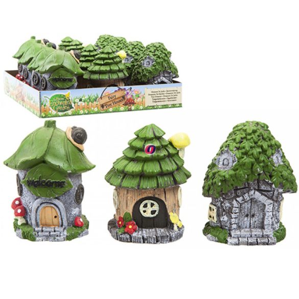 Tündérkert figura erdei tündérház 3 féle  Deconline Fairy Garden