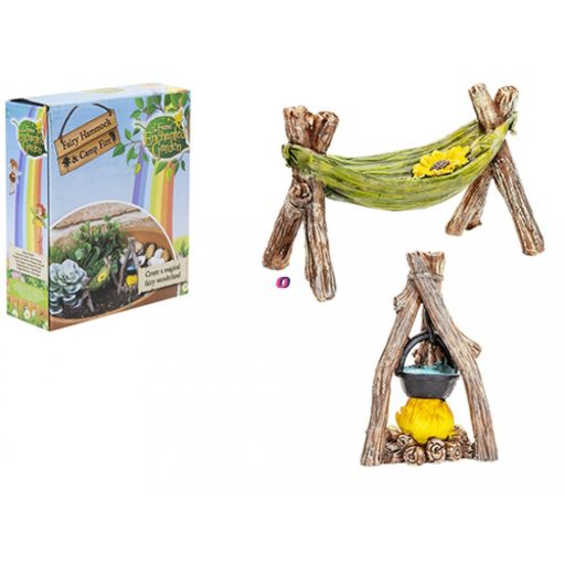 Tündérkert kemping szett 2 db-os poly Deconline Fairy Garden