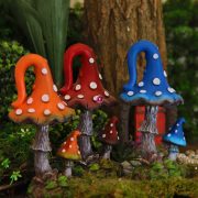   XL Tündérkert gomba dekor 21 cm 3 féle Deconline Fairy Garden