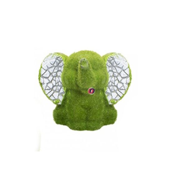 Kerti figura mini elefánt kőhatású, mohás 10 cm Deconline Garden