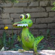Kerti figura Happy Crock 30 cm Deconline Garden