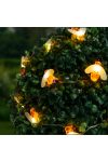 XL Méhecskés fényfüzér kültéri 30 LED időzítő égősor melegfehér 435 cm