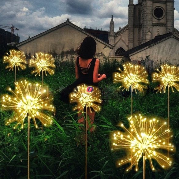 XL Napelemes Pitypang világítás120 led melegfehér DANDELION