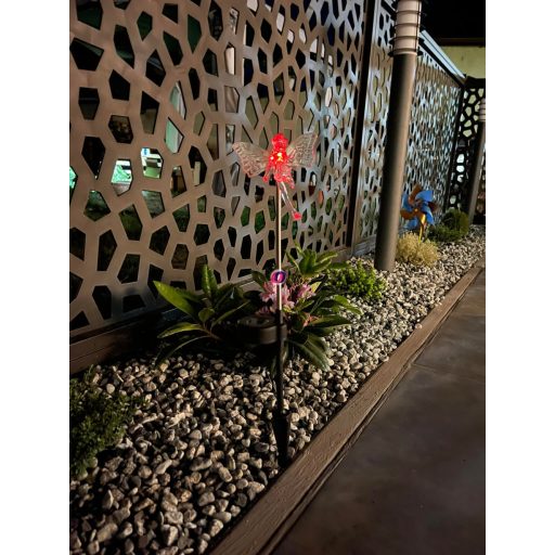 Napelemes Tündér lámpa színváltó 45 cm Deconline Garden