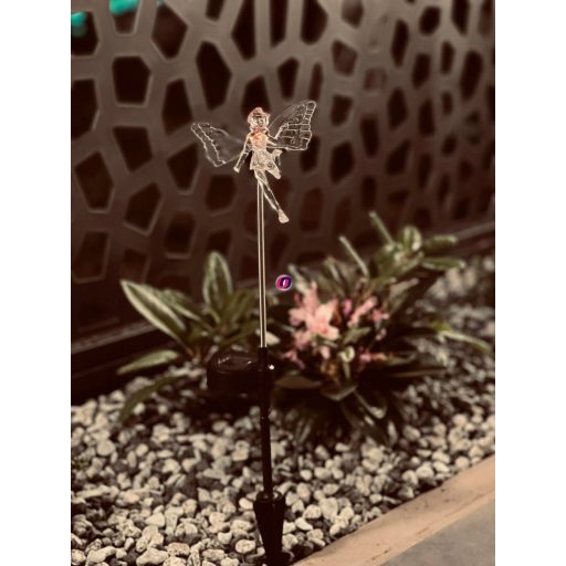 Napelemes Tündér lámpa színváltó 45 cm Deconline Garden