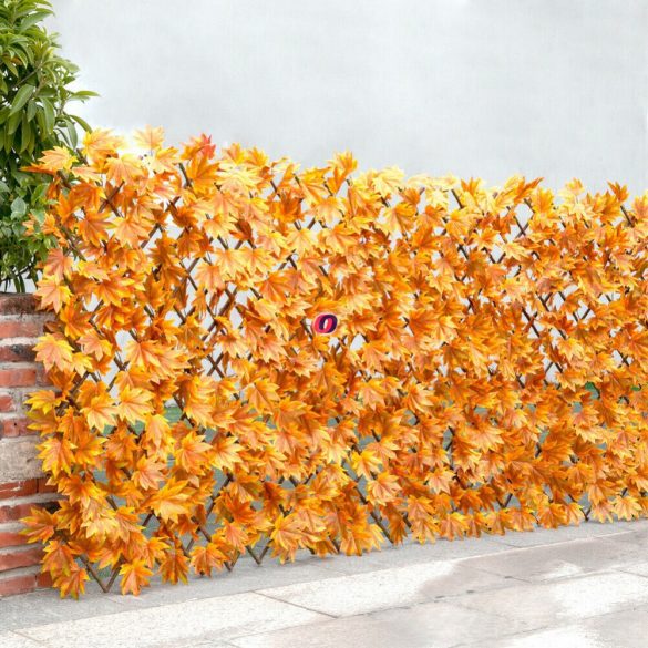 Belátásgátló, térelválasztó őszi juharlevelekkel állítható 90x180 cm Deconline Garden