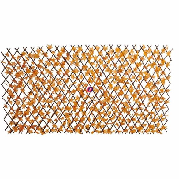 Belátásgátló, térelválasztó őszi juharlevelekkel állítható 90x180 cm Deconline Garden