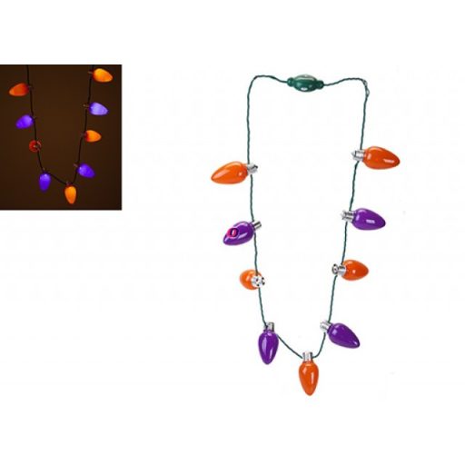 Halloweeni nyaklánc világító izzósorral 2 féle vilogó üzemmód