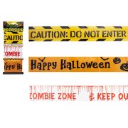 Halloweeni figyelmeztető szalag 3x3 méter/szett
