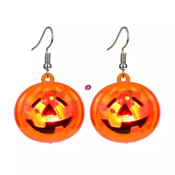 Világító Halloweeni fülbevaló 6 féle kivitel