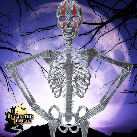 XL Halloween csontváz 115 cm műanyag