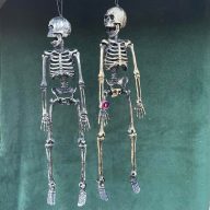 Halloweeni csontváz 45 cm mozgatható testrészekkel