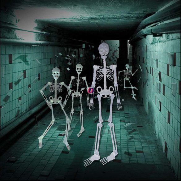 XXL Prémium halloweeni csontváz világító 120 cm