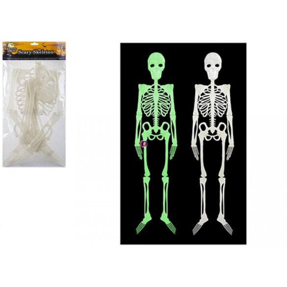 XXL Prémium halloweeni csontváz világító 120 cm
