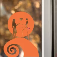   Őszi ablakdekoráció "Jack and Sally" Többféle méret és szín