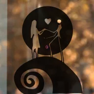   Őszi ablakdekoráció "Jack and Sally" Többféle méret és szín