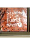 XL Őszi ablakdekoráció üdvözlünk., többféle szín és méret