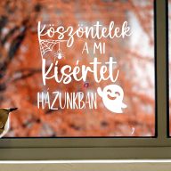   XL Őszi ablakdekoráció üdvözlünk., többféle szín és méret