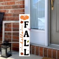Őszi Tábla Hello Fall felirattal tökös, 60 cm, akasztható   Őszi Tábla Hello Fall felirattal tökös, 60 cm, akasztható