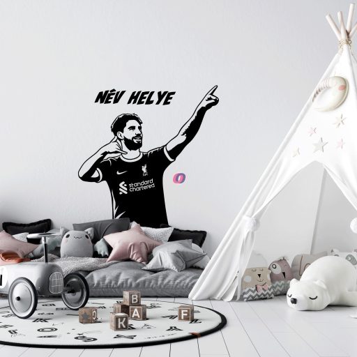 Egyedi Szoboszlai falmatrica, matrica, Falfelirat, személyre szabható névvel, 50 cm