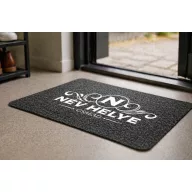   XL lábtörlő Egyedi családnévvel 60x40 cm ELEGANT MONOGRAM