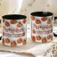 Őszi mintás bögre 3D pufi hatású "Pumpkin Everything" fekete