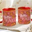 Őszi mintás bögre 3D pufi hatású "Hello Fall" red