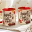 Őszi mintás bögre 3D pufi hatású "Hello Fall Y'all" red