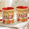 Őszi mintás bögre 3D pufi hatású "Cozy Season" red