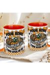 Őszi mintás bögre 3d Pufi hatású "Pour Some Pumpkin" Narancs