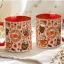 Őszi mintás bögre 3D pufi hatású "Fall vibes Coffe" red