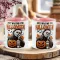 Halloween mintás bögre Péntek 13 rózsaszín