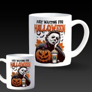 Halloween mintás bögre Péntek 13 kerámia