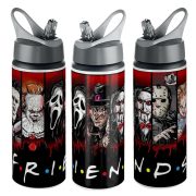   Halloween mintás Sportkulacs"Friends" Horror karakterekkel