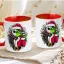 Halloween mintás bögre "Jack x Grincs"  red