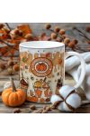 Őszi mintás bögre "pumpkin spice coffe"