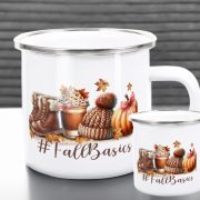 Halloweeni FÉM bögre, "Fall Basics" 360ml