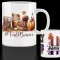Halloweeni bögre, "Fall Basics" 300ml fehér