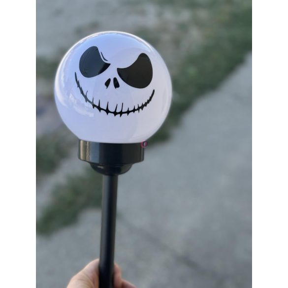 XL Leszúrható napelemes lámpa 50 cm Jack Skellington szolár figura