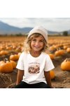 Őszi mintás "Farm fresh Pumpkins" Gyerek póló - fehér