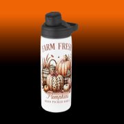   Halloweeni fém kulacs, "Farm fresh Pumpkins" 750ml