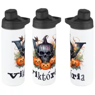   Halloween mintás kulacs Személyre Szabható "Monogram"