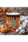 Halloween mintás bögre "Witches brew"